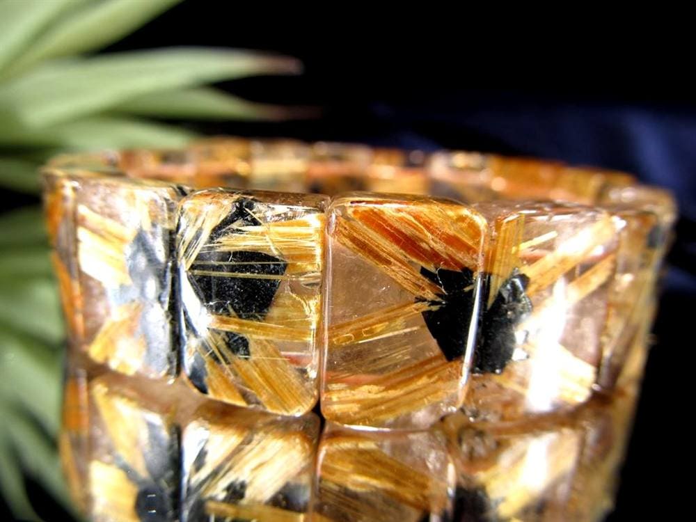 ゴールドルチル バングル タイチンルチル ブレスレット 金運