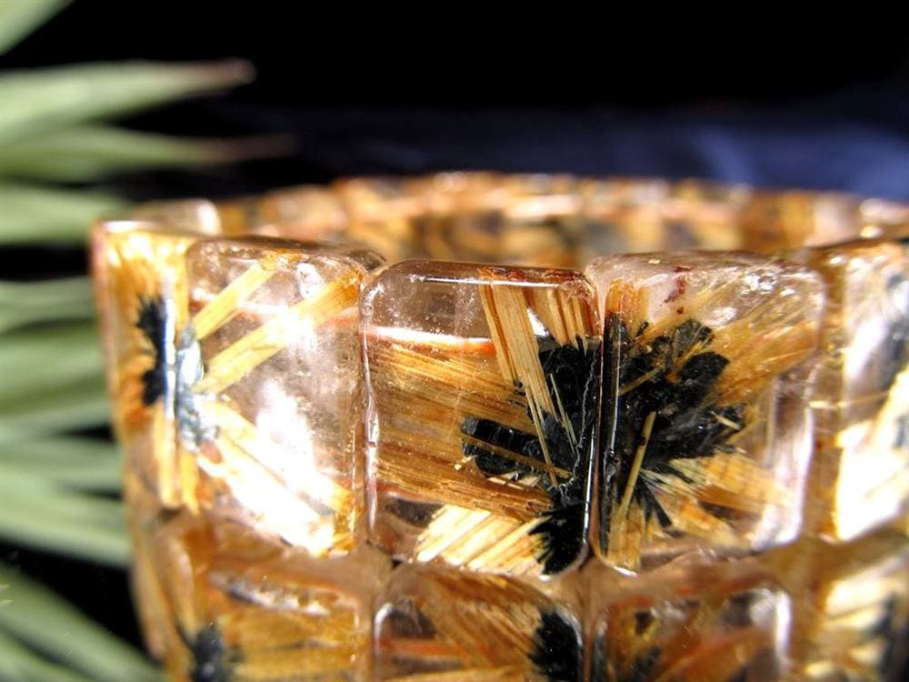 ゴールドルチル バングル タイチンルチル ブレスレット 金運