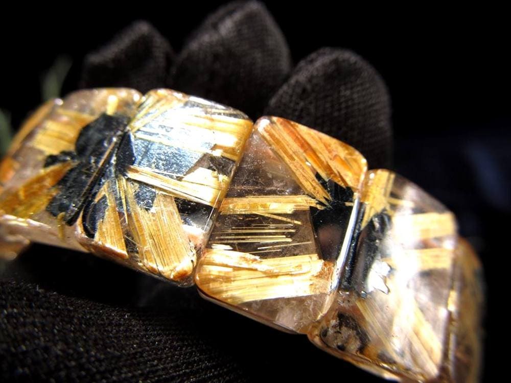 ゴールドルチル バングル タイチンルチル ブレスレット 金運