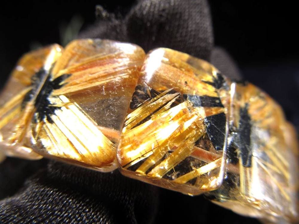 ゴールドルチル バングル タイチンルチル ブレスレット 金運