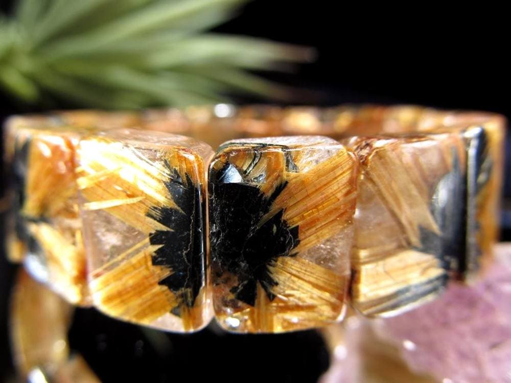 ゴールドルチル バングル タイチンルチル ブレスレット 金運