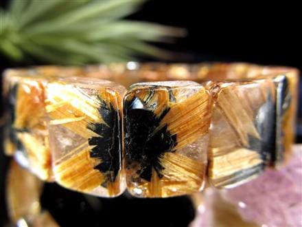 ゴールドルチル バングル タイチンルチル ブレスレット 金運