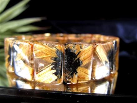 ゴールドルチル バングル タイチンルチル ブレスレット 金運