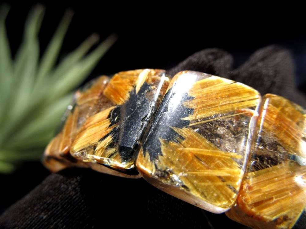 ゴールドルチル バングル タイチンルチル ブレスレット 金運