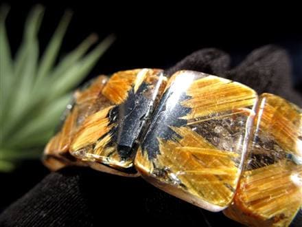 ゴールドルチル バングル タイチンルチル ブレスレット 金運