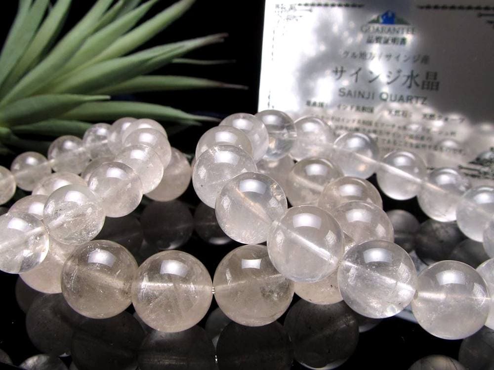サインジ ヒマラヤ 水晶 ブレスレット クリスタル