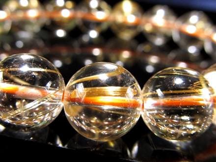 ゴールドルチル ブレスレット タイチン 金針水晶 天然石