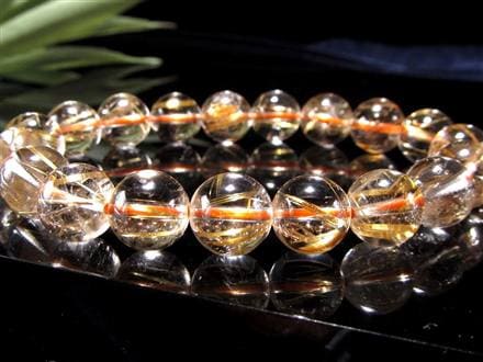 ゴールドルチル ブレスレット タイチン 金針水晶 天然石