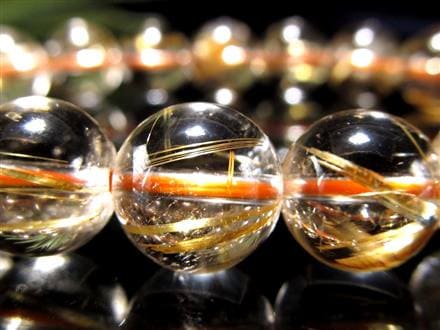 ゴールドルチル ブレスレット タイチン 金針水晶 天然石