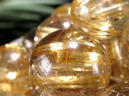 ゴールドルチル ブレスレット タイチン 金針水晶 天然石