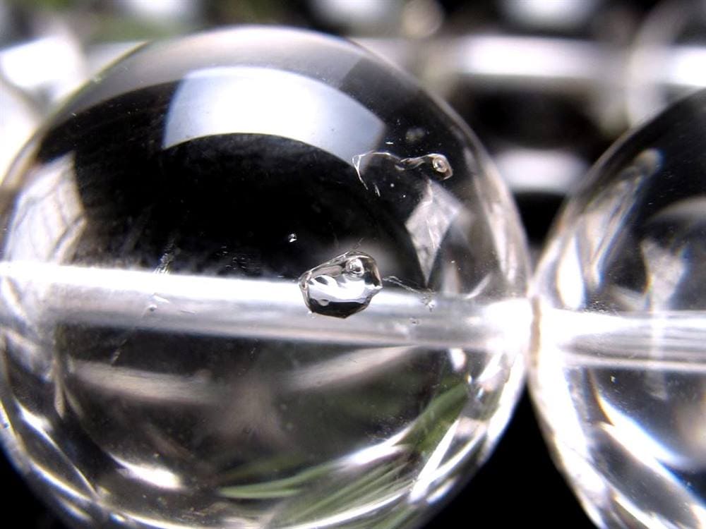 水入り 水晶 ブレスレット エンハイドラス・クォーツ クリスタル