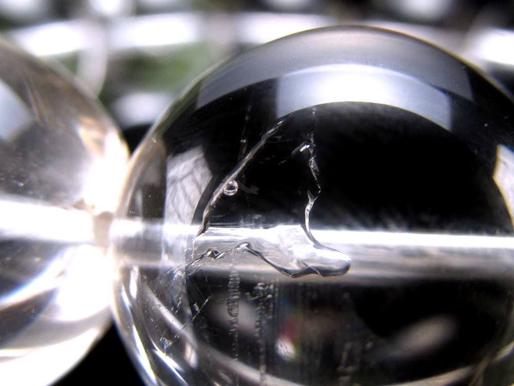 水入り 水晶 ブレスレット エンハイドラス・クォーツ クリスタル