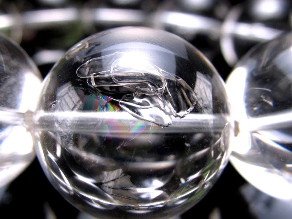 水入り 水晶 ブレスレット エンハイドラス・クォーツ クリスタル