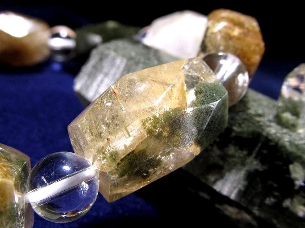 ガネーシュヒマール ヒマラヤ 水晶 ブレスレット ポイント