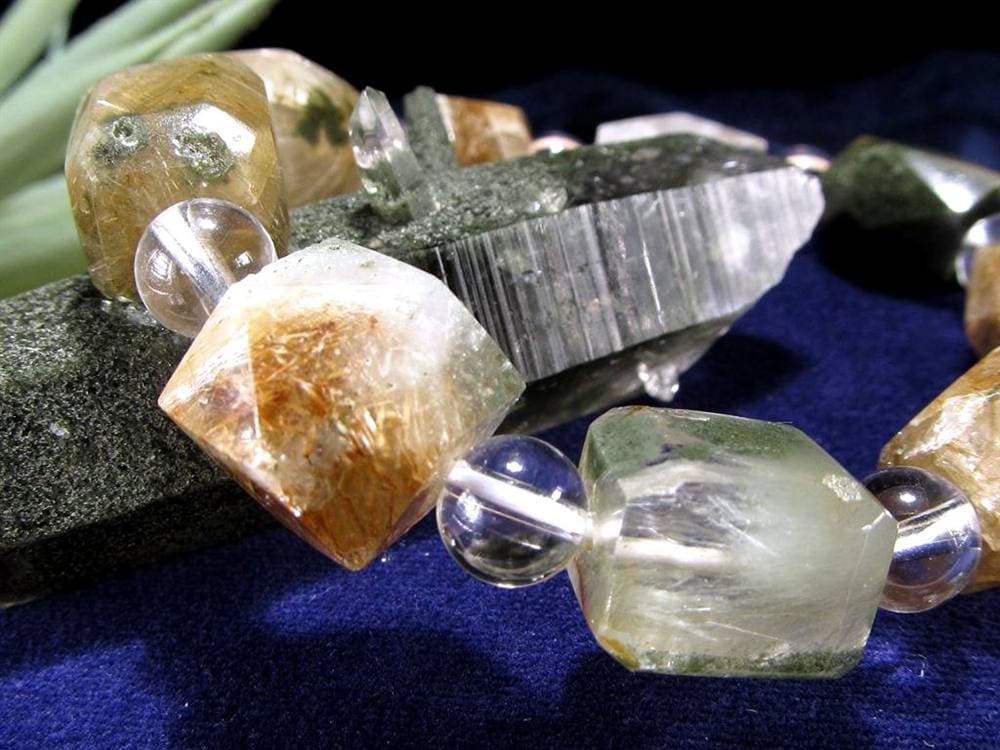 ガネーシュヒマール ヒマラヤ 水晶 ブレスレット ポイント