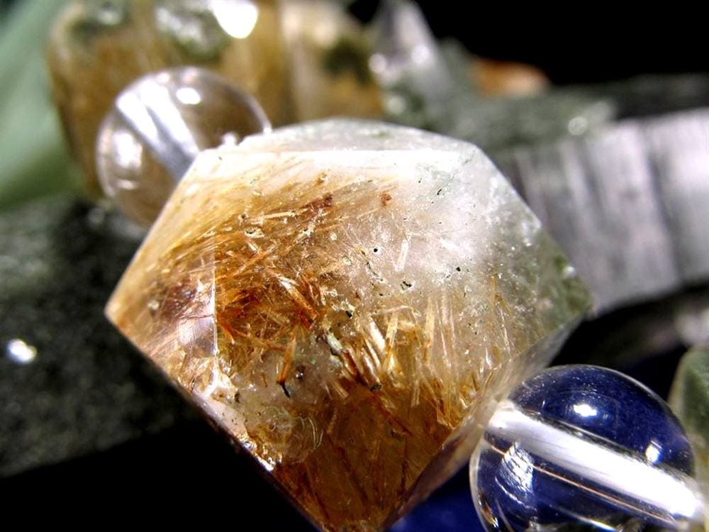 ガネーシュヒマール ヒマラヤ 水晶 ブレスレット ポイント