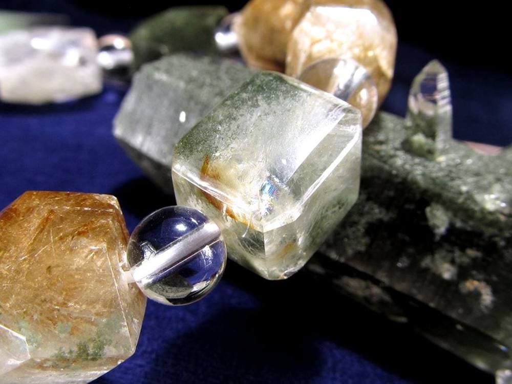 ガネーシュヒマール ヒマラヤ 水晶 ブレスレット ポイント