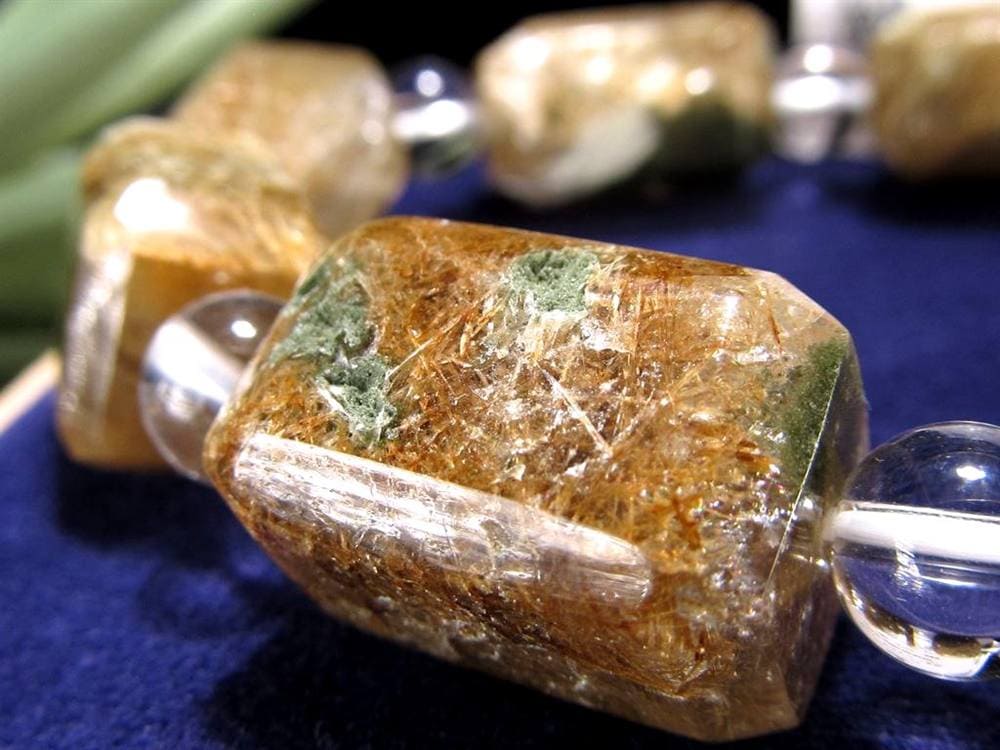 ガネーシュヒマール ヒマラヤ 水晶 ブレスレット ポイント