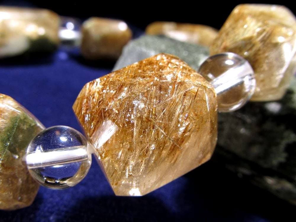 ガネーシュヒマール ヒマラヤ 水晶 ブレスレット ポイント