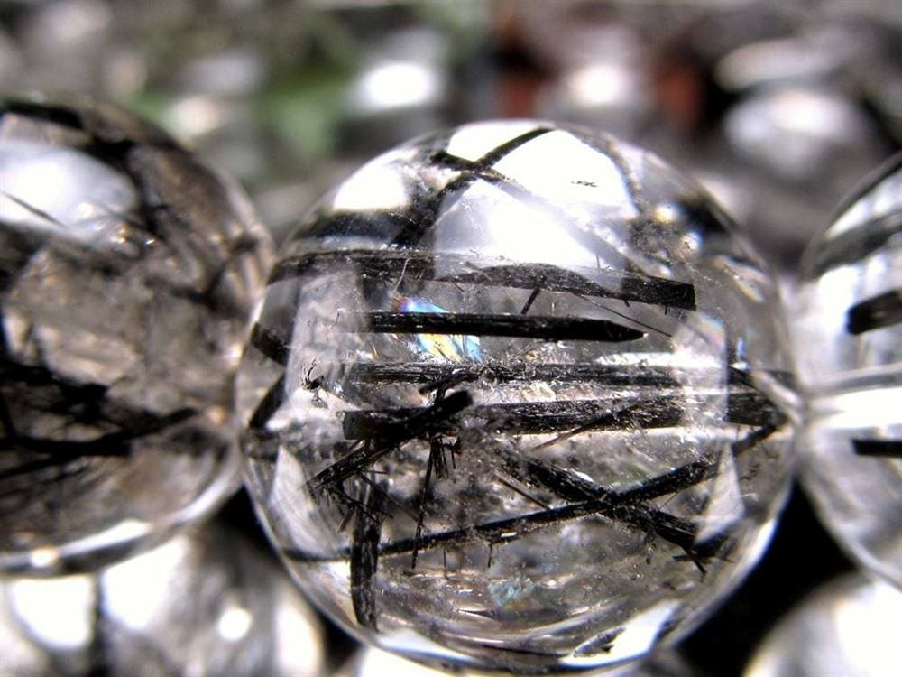 ルチルクォーツ ブラックルチル ブレスレット 天然石 パワーストーン