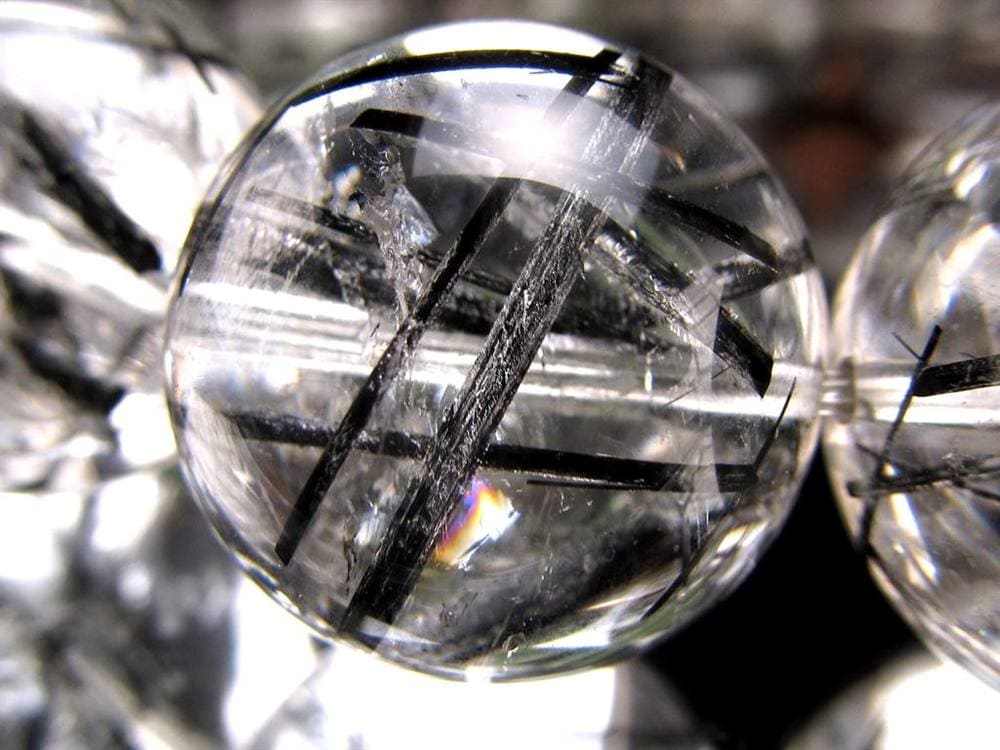 ルチルクォーツ ブラックルチル ブレスレット 天然石 パワーストーン