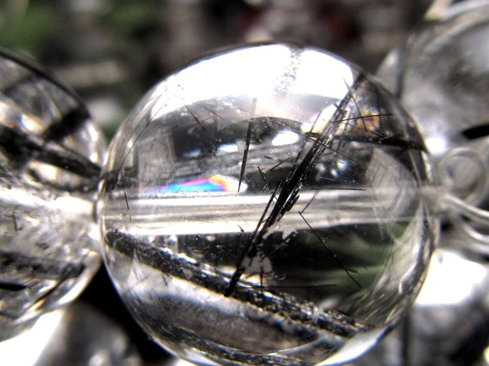 ルチルクォーツ ブラックルチル ブレスレット 天然石 パワーストーン