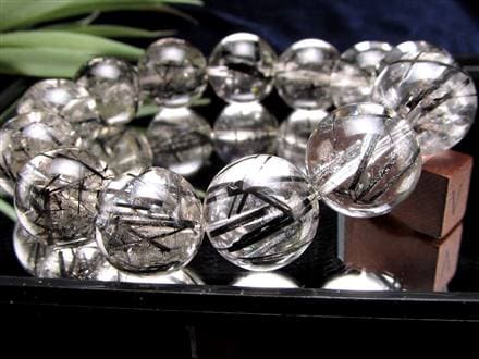 ルチルクォーツ ブラックルチル ブレスレット 天然石 パワーストーン