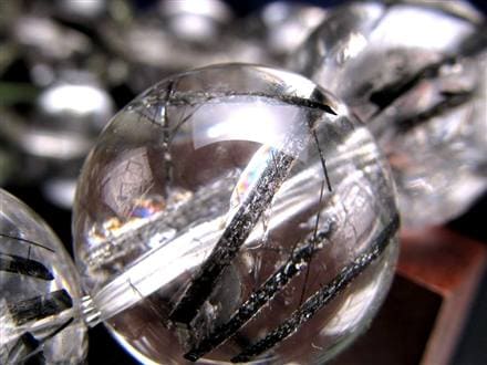 ルチルクォーツ ブラックルチル ブレスレット 天然石 パワーストーン