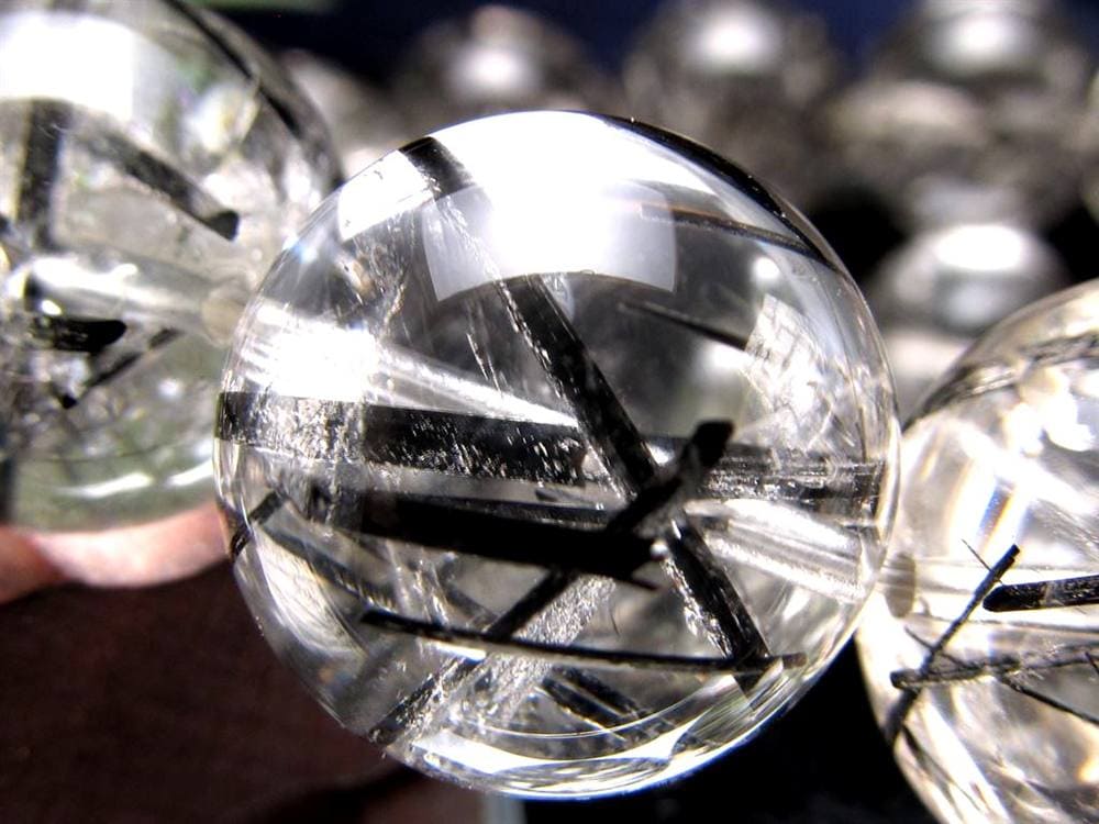 ルチルクォーツ ブラックルチル ブレスレット 天然石 パワーストーン