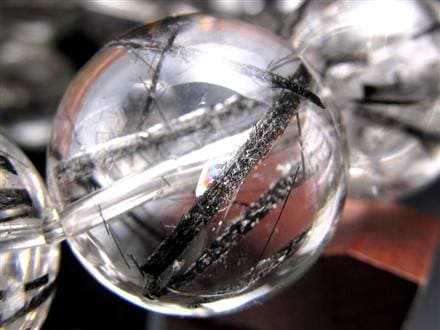 ルチルクォーツ ブラックルチル ブレスレット 天然石 パワーストーン