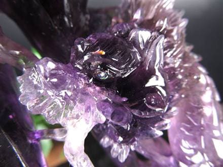 アメジスト ファントム 彫刻置物 龍神 辰 竜