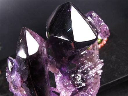 アメジスト ファントム 彫刻置物 龍神 辰 竜