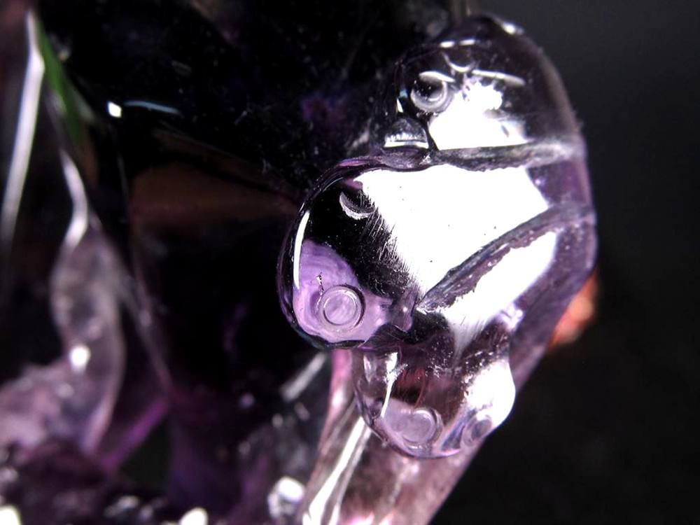 アメジスト ファントム 彫刻置物 龍神 辰 竜