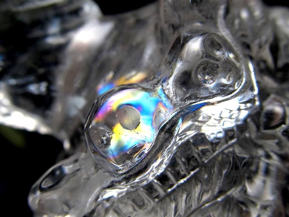 水晶 プルパ 金剛杭 彫刻 置物