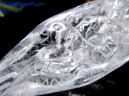 水晶 プルパ 金剛杭 彫刻 置物