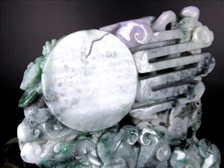 翡翠 ヒスイ 置物 ジェダイト 硬玉