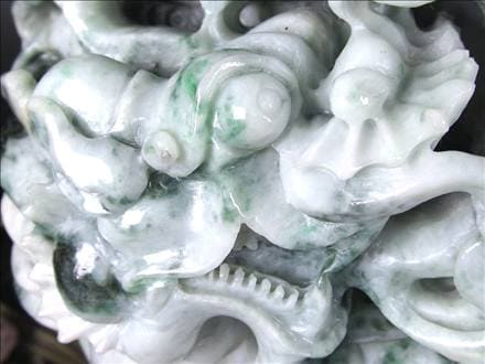 翡翠 ヒスイ 置物 ジェダイト 硬玉