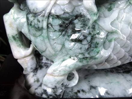 翡翠 ヒスイ 置物 ジェダイト 硬玉