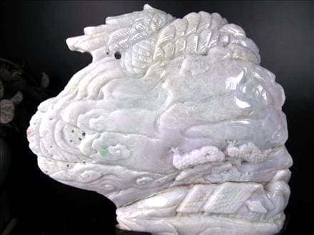 翡翠 ヒスイ 置物 ジェダイト 硬玉