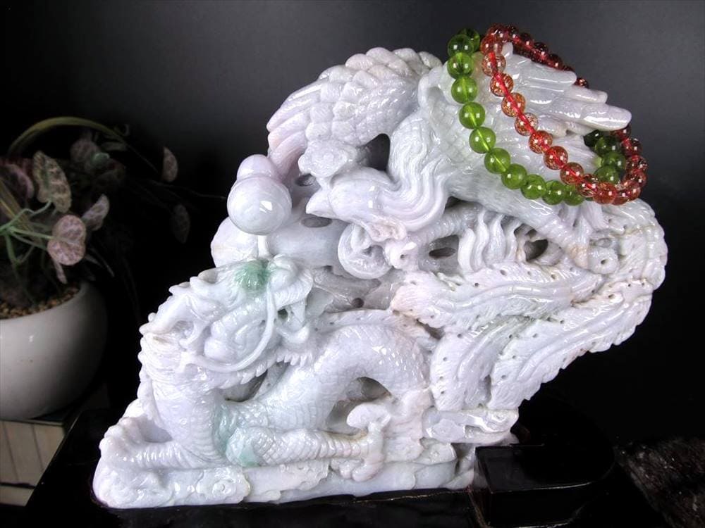 翡翠 ヒスイ 置物 ジェダイト 硬玉