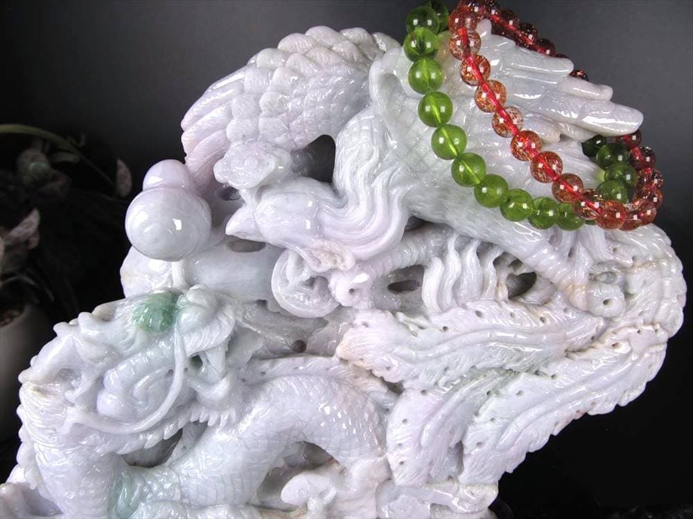 翡翠 ヒスイ 置物 ジェダイト 硬玉