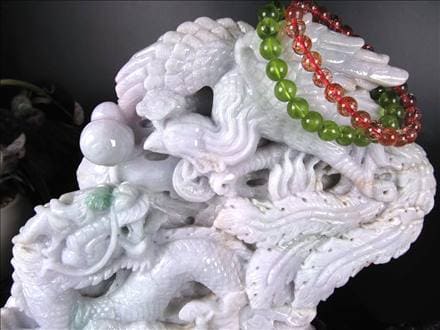 翡翠 ヒスイ 置物 ジェダイト 硬玉