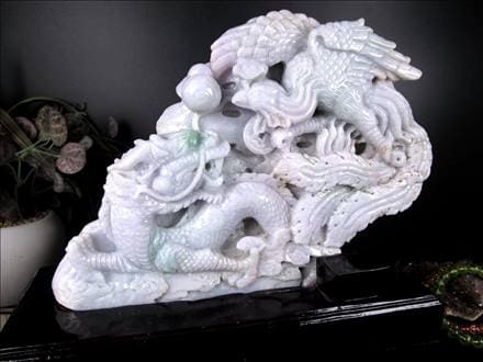 翡翠 ヒスイ 置物 ジェダイト 硬玉