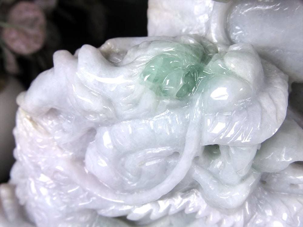 翡翠 ヒスイ 置物 ジェダイト 硬玉