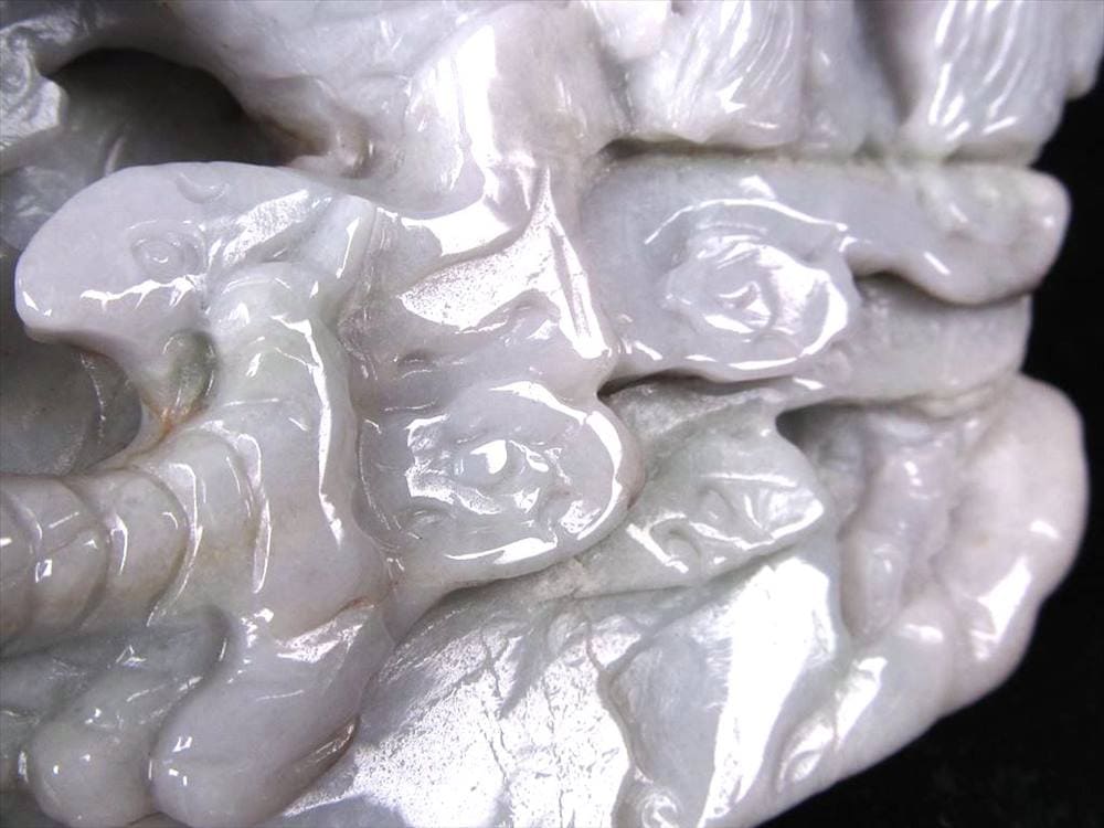 翡翠 ヒスイ 置物 ジェダイト 硬玉