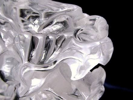 水晶 鰲魚 彫刻 置物