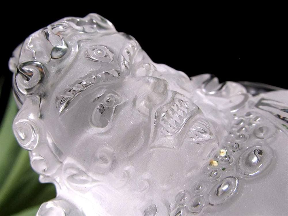 水晶 黄財神 彫刻 置物