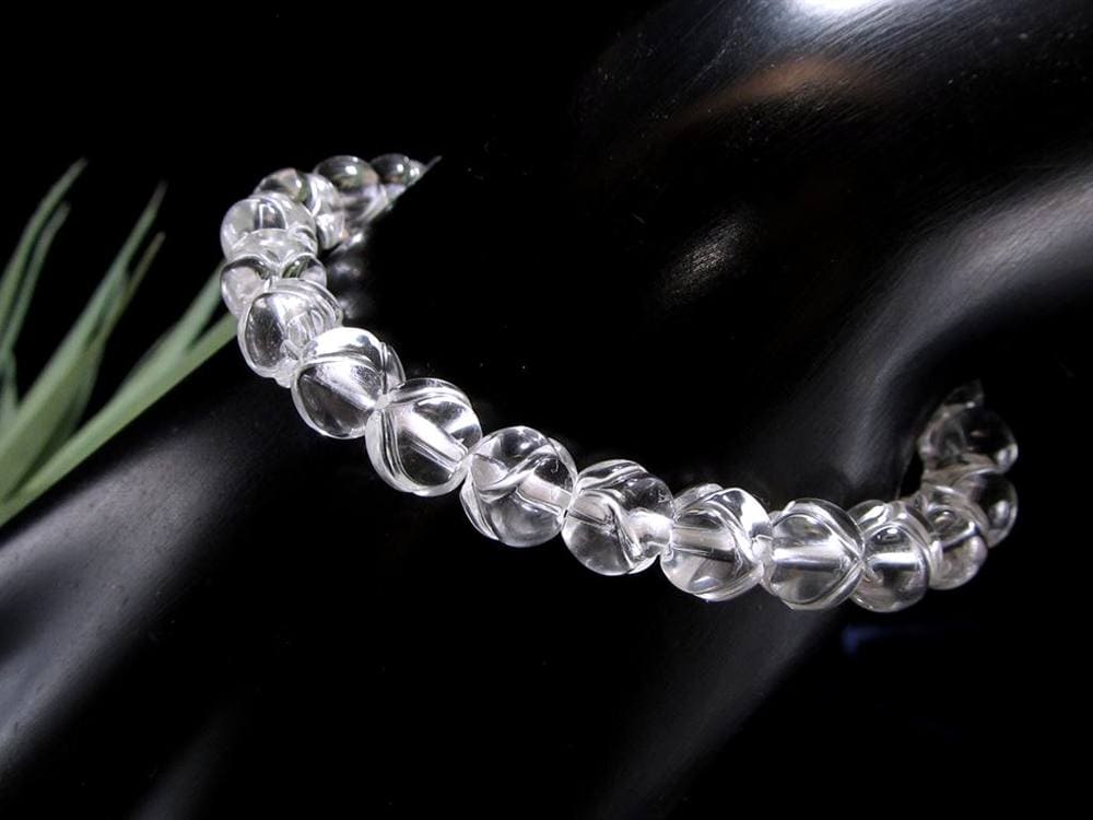 水晶 クォーツ バングルブレスレット パワーストーン 天然石
