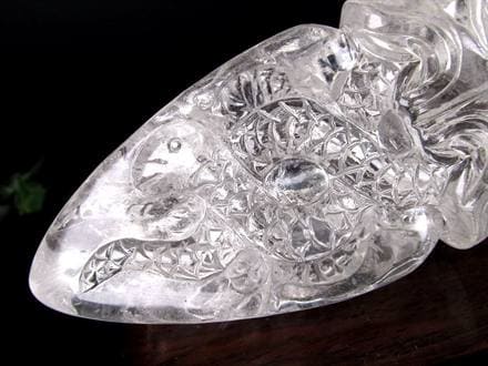 水晶 プルパ 金剛杭 彫刻 置物