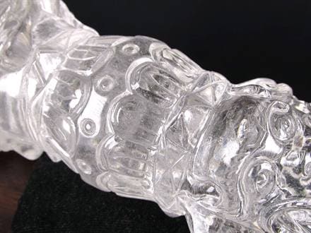 水晶 プルパ 金剛杭 彫刻 置物